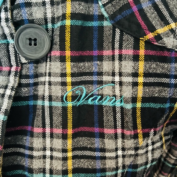 Vans Off The Wall Plaid Warm Winter Jacket With Hood Size M - Picture 7 of 11